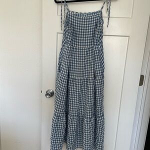 Blue Gingham Dress